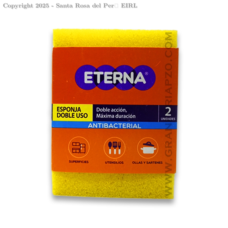 ESPONJA DOBLE USO VER/AMA ETERNA