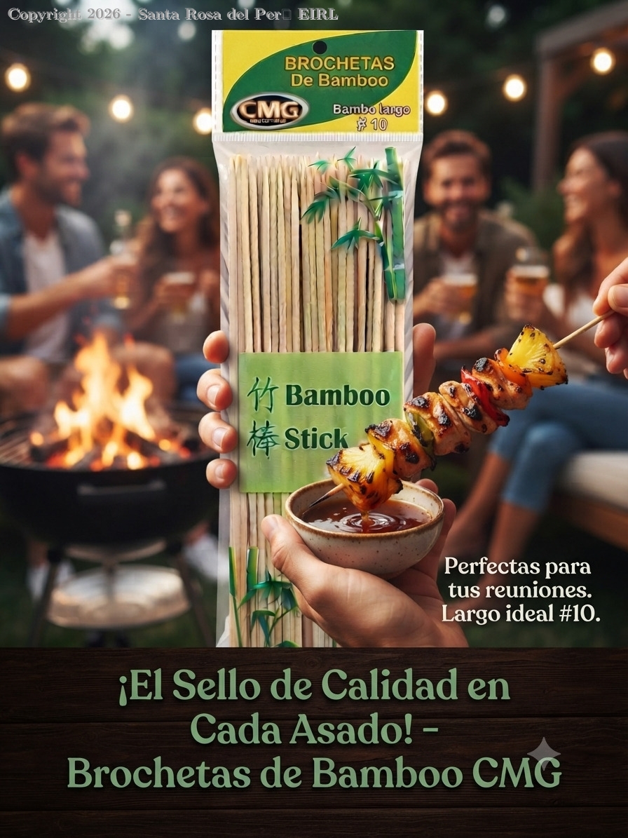 BROCHETA DE BAMBU NRO. 10