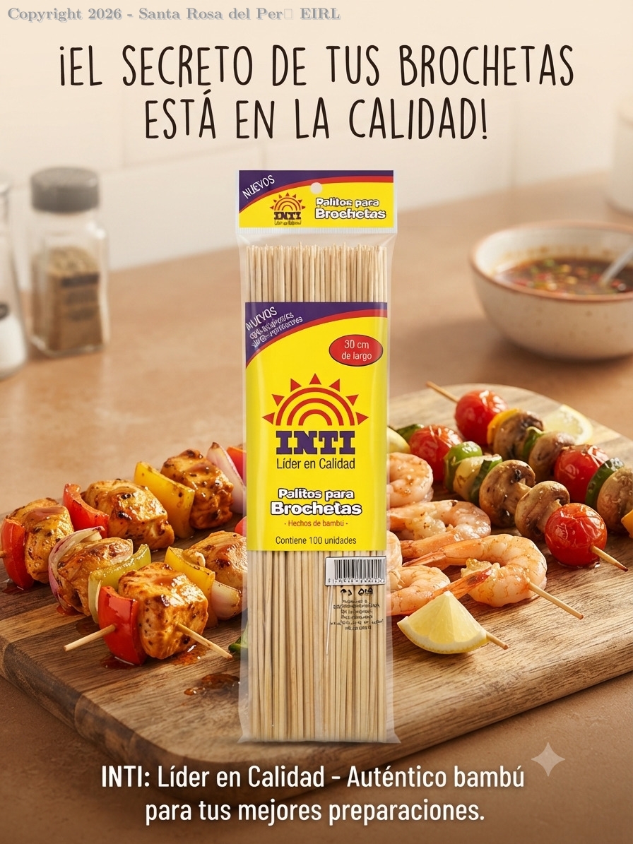 BROCHETA DE BAMBU NRO. 12