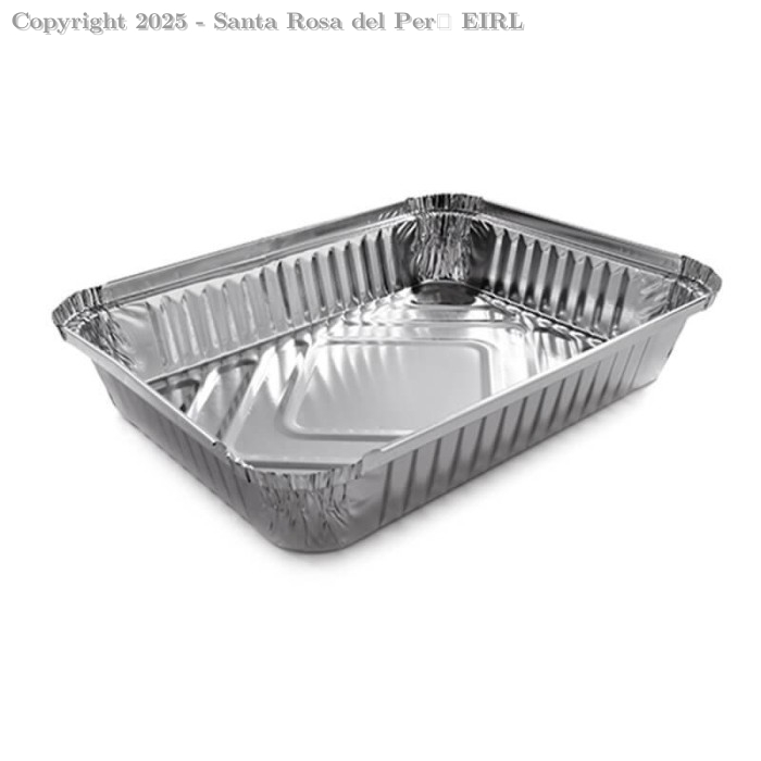 BANDEJA DE ALUMINIO RECT. PAV.7 KG