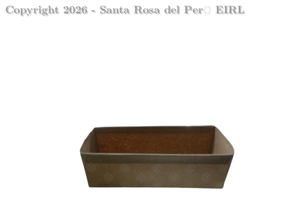 MOLDE KRAFT PARA KEKE INGLES 8 X 19 X 6.5 CM.
