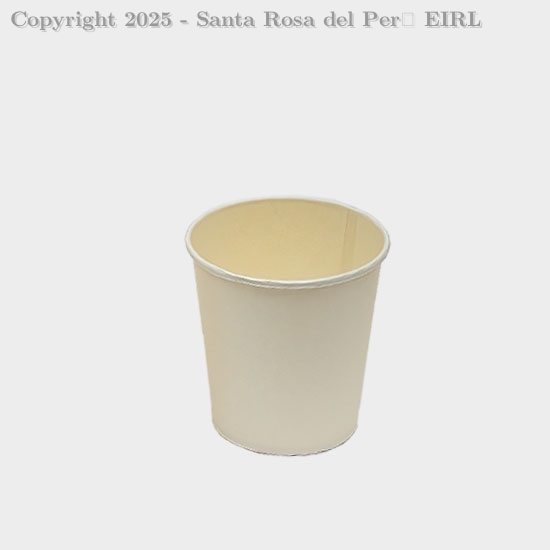 VASO POLIPAPEL 10 OZ. BLANCO T.