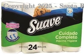 PAPEL HIGIENICO SUAVE VERDE X 24 ROLLOS
