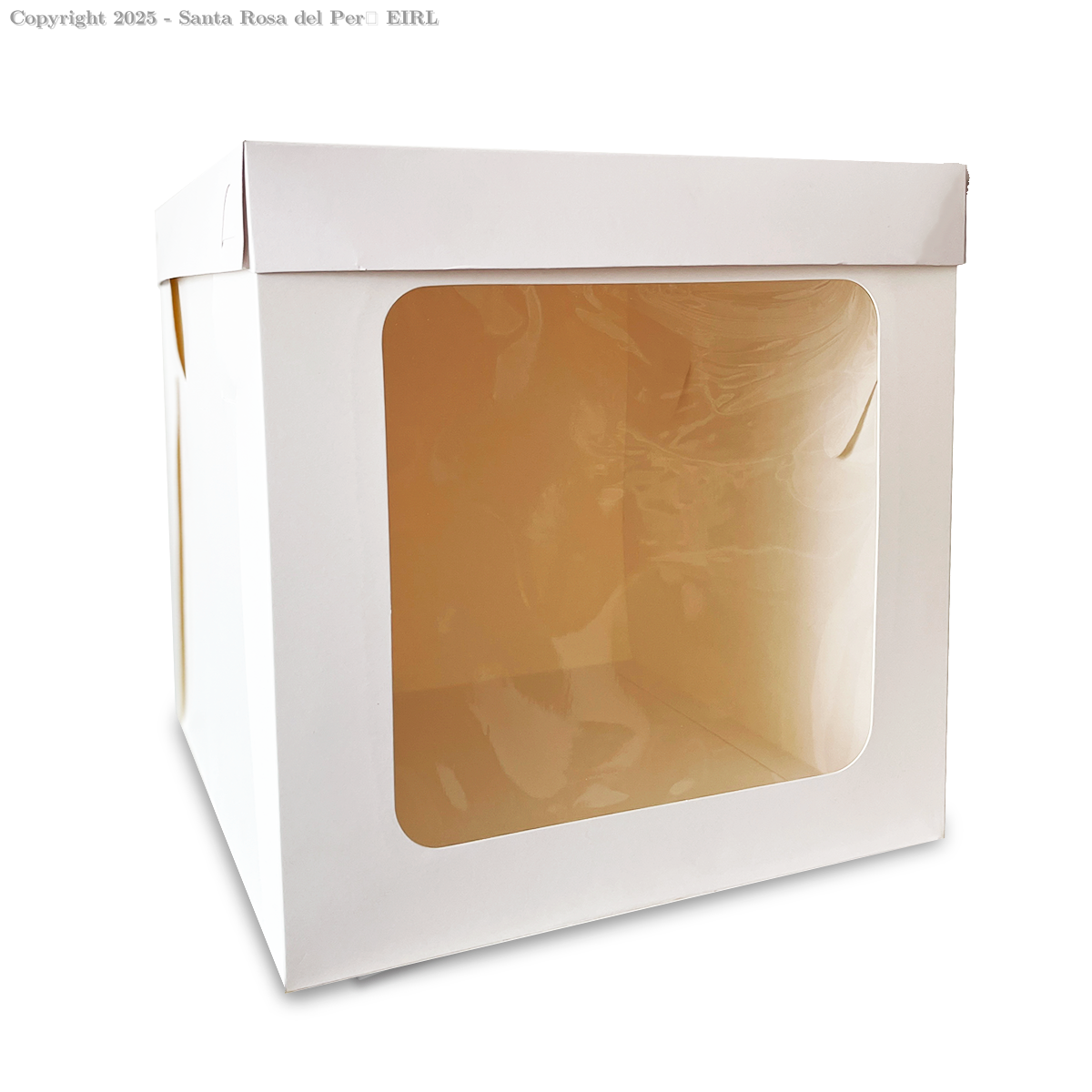 CAJA DE TORTA DUPLEX 31 X 31 ALTA C/TAPA